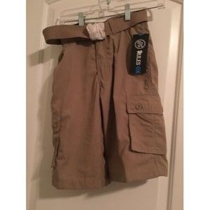 Street Rules Boys Cargo Shorts Khaki Brown Choose Your Size